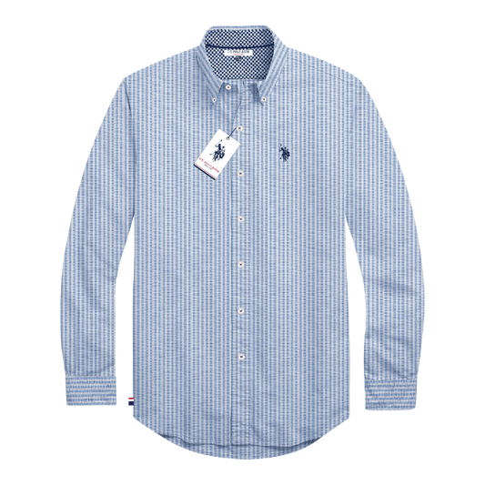 Camisa Manga Larga Hombre Estampada