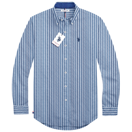 Camisa Manga Larga Hombre Estampada