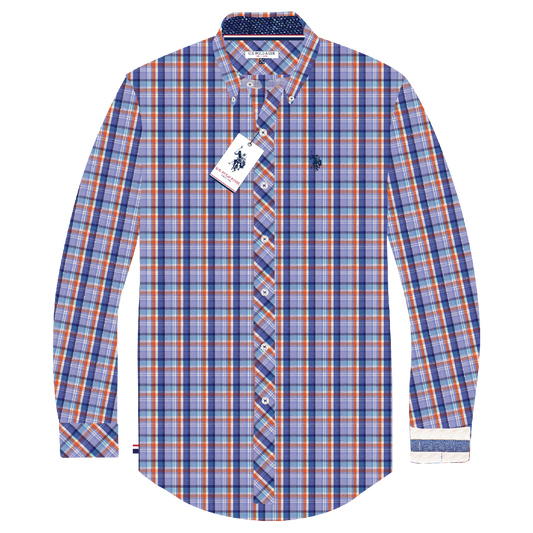 Camisa Manga Larga Hombre Estampada