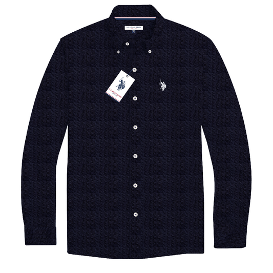 Camisa Manga Larga Hombre Estampada