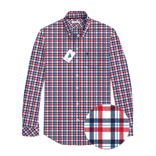 Camisa Manga Larga Hombre Estampada