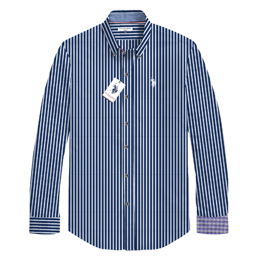 Camisa Manga Larga Hombre Estampada