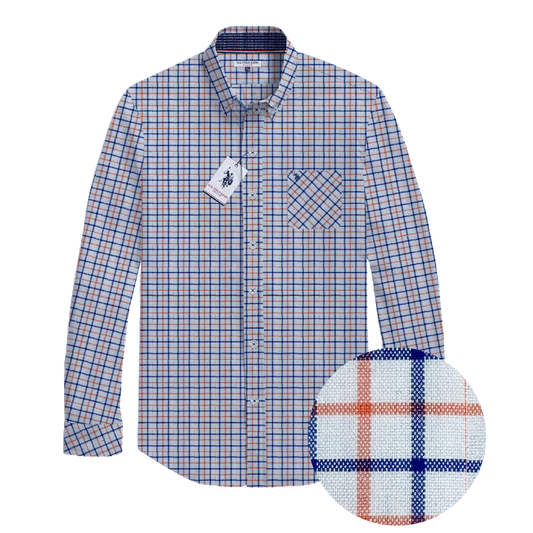 Camisa Manga Larga Hombre Estampada