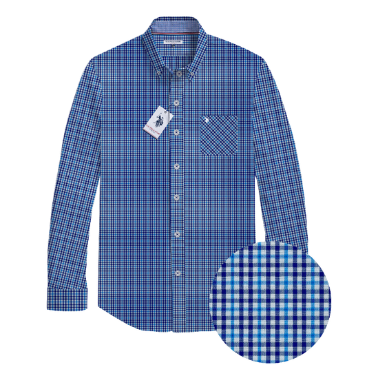 Camisa Manga Larga Hombre Estampada