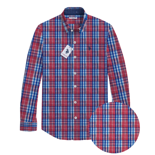 Camisa Manga Larga Hombre Estampada