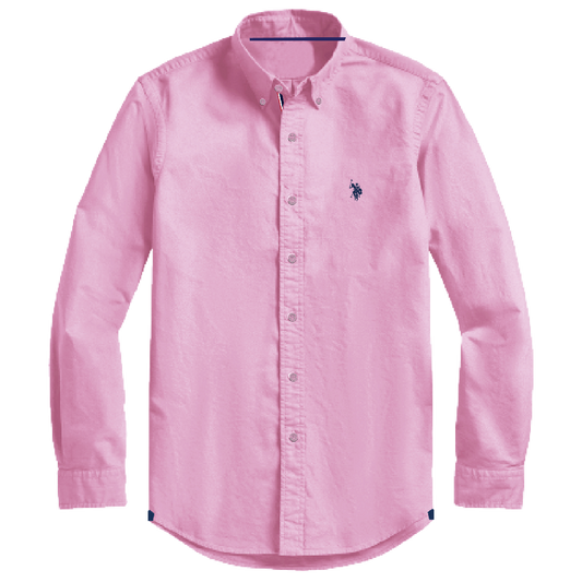 Camisa Manga Larga Hombre Unicolor