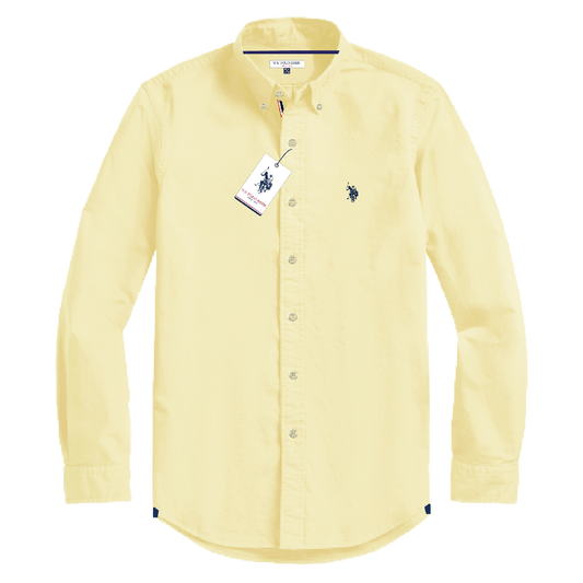 Camisa Manga Larga Hombre Unicolor
