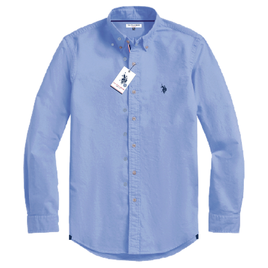 Camisa Manga Larga Hombre Unicolor
