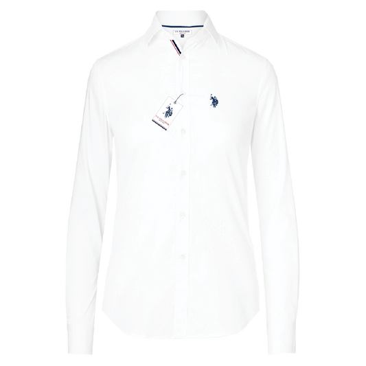 Camisa Manga Larga Mujer Unicolor