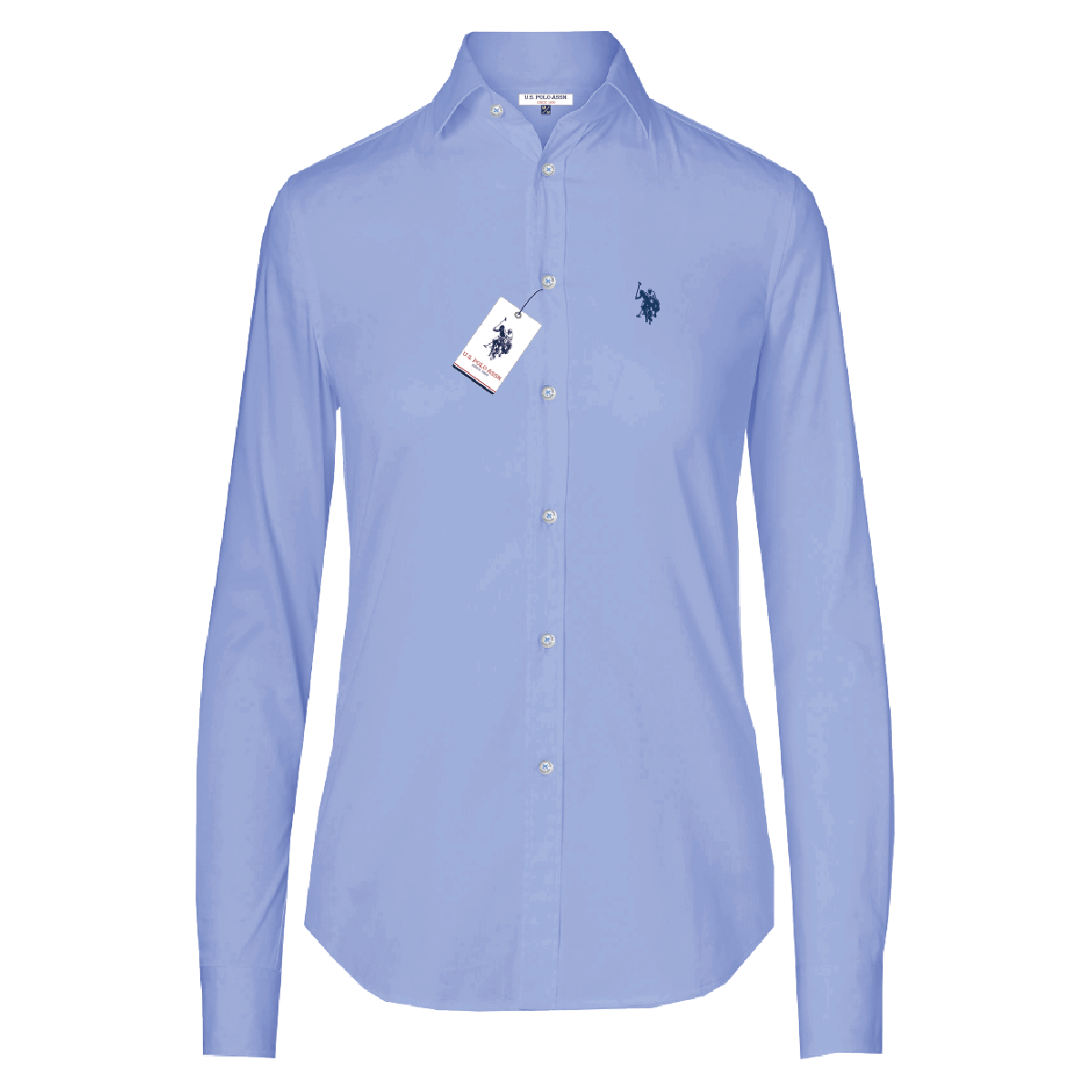 Camisa Manga Larga Mujer Unicolor