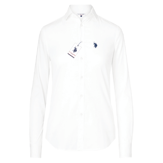Camisa Manga Larga Mujer Unicolor