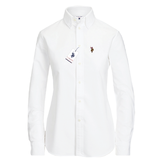 Camisa Manga Larga Mujer Unicolor