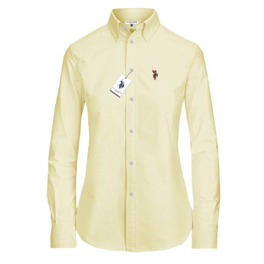 Camisa Manga Larga Mujer Unicolor