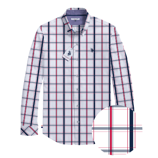 Camisa Manga Larga Hombre Estampada
