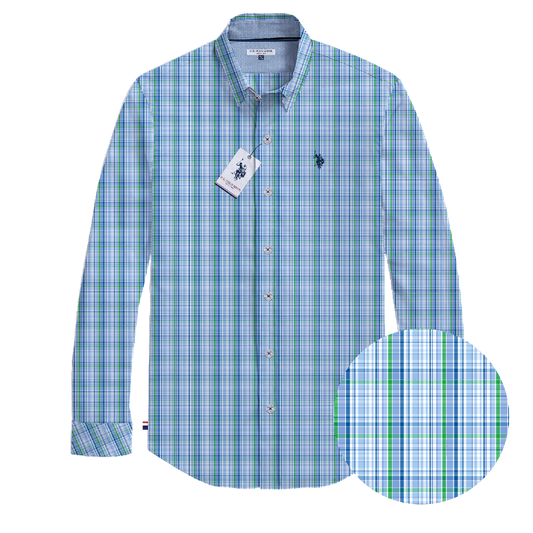 Camisa Manga Larga Hombre Estampada
