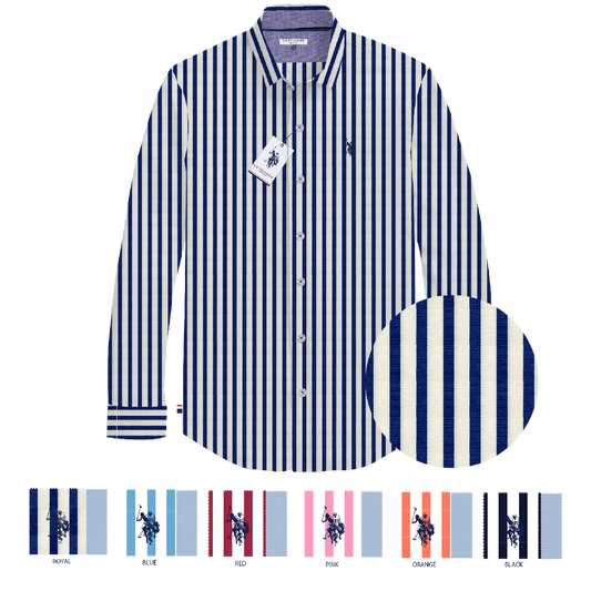 Camisa Manga Larga Hombre Estampada
