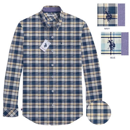 Camisa Manga Larga Hombre Estampada
