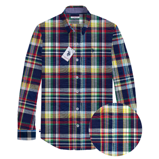 Camisa Manga Larga Hombre Estampada