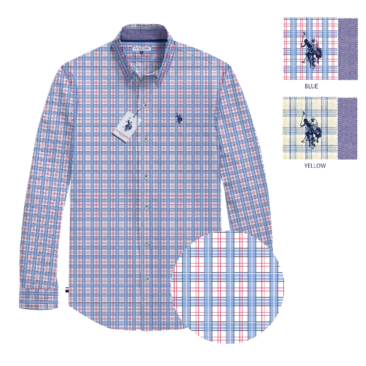 Camisa Manga Larga Hombre Estampada