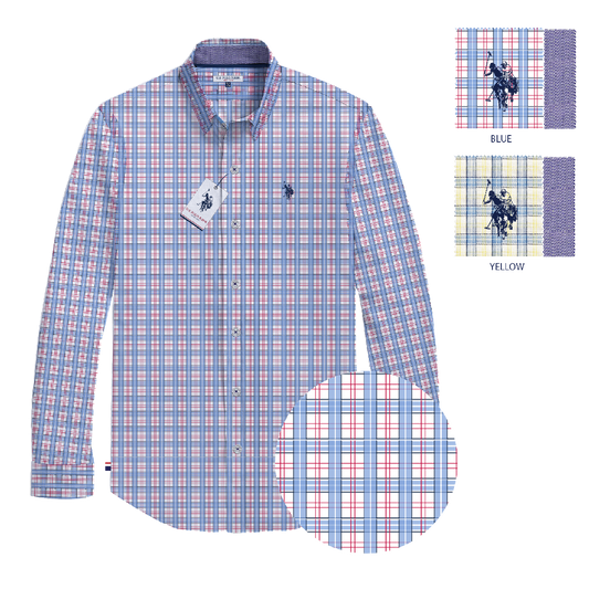 Camisa Manga Larga Hombre Estampada