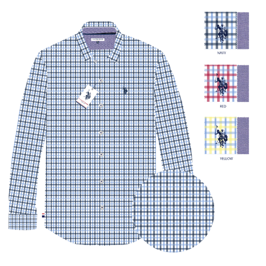 Camisa Manga Larga Hombre Estampada