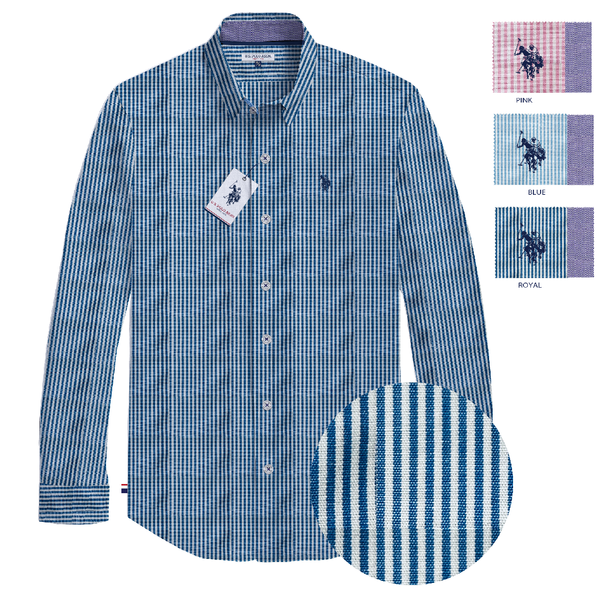 Camisa Manga Larga Hombre Estampada