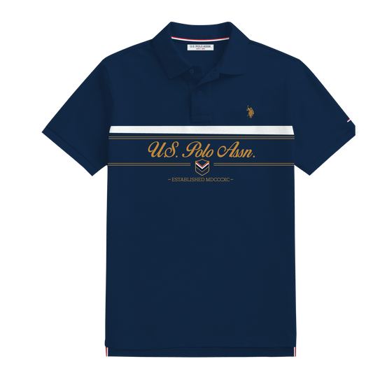 Polo Hombre Estampado Big Size