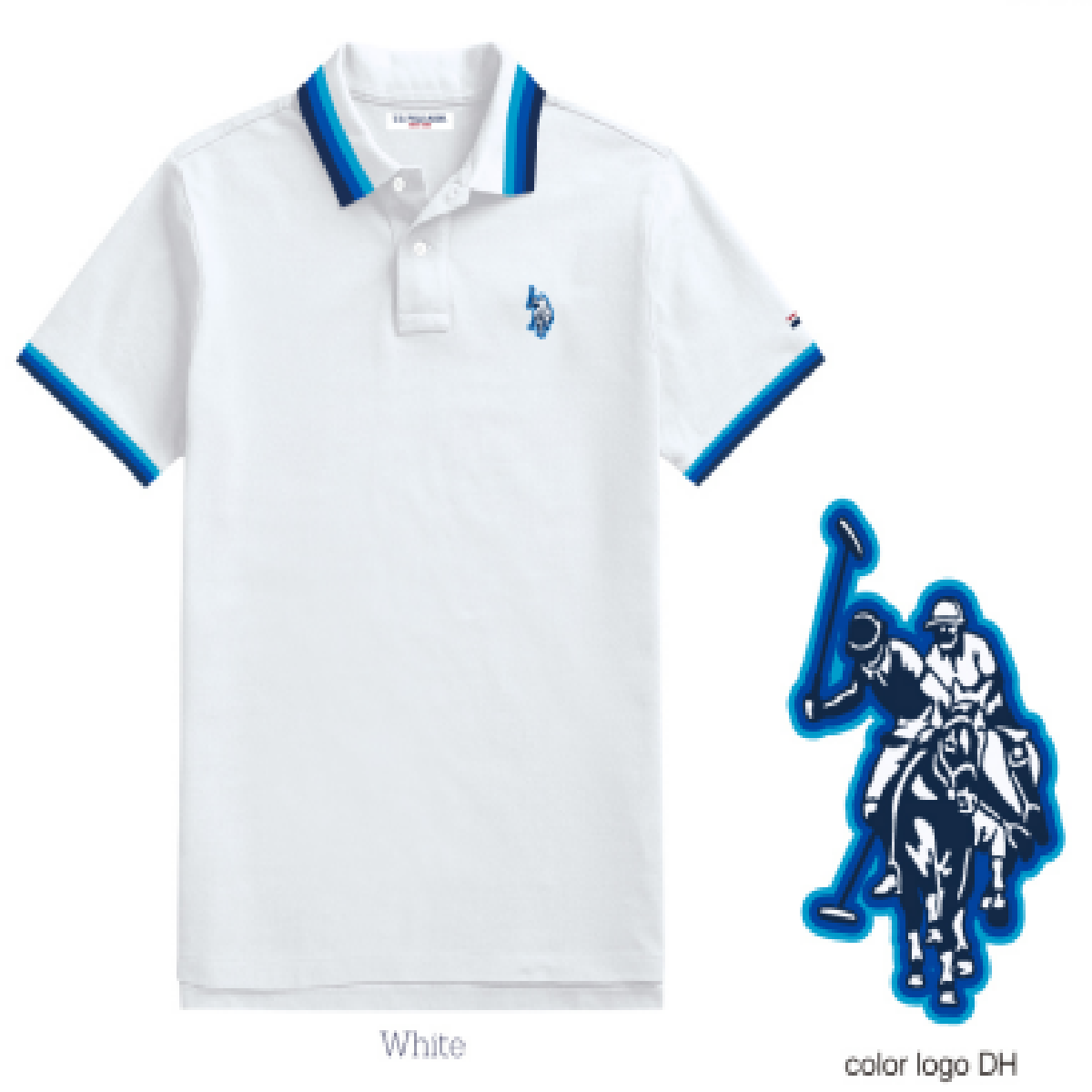 Polo Hombre Estampado Big Size