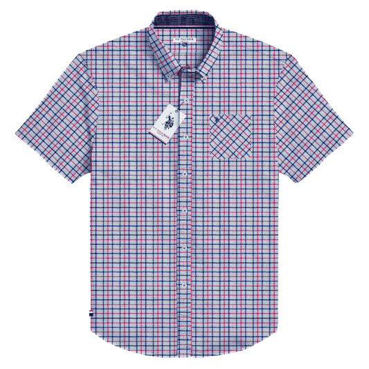 Camisa Manga Corta Hombre Estampada www.treshop.com.co