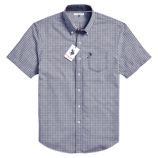 Camisa Manga Corta Hombre Estampada www.treshop.com.co
