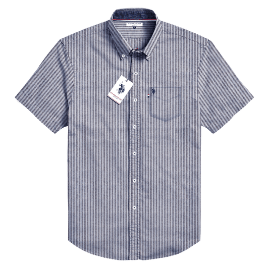 Camisa Manga Corta Hombre Estampada www.treshop.com.co