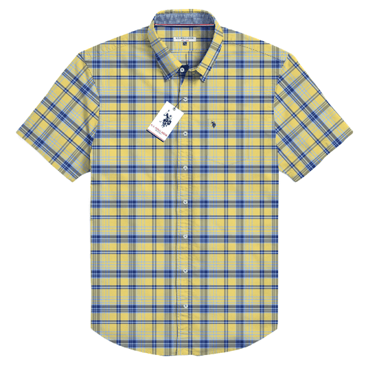 Camisa Manga Corta Hombre Estampada www.treshop.com.co