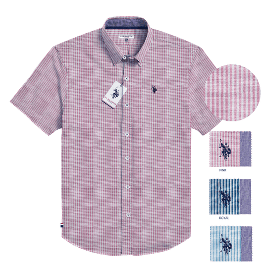 Camisa Manga Corta Hombre Estampada www.treshop.com.co