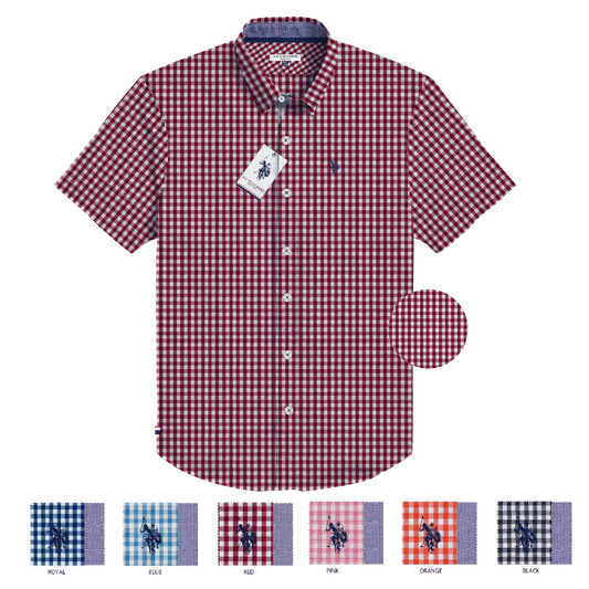 Camisa Manga Corta Hombre Estampada www.treshop.com.co