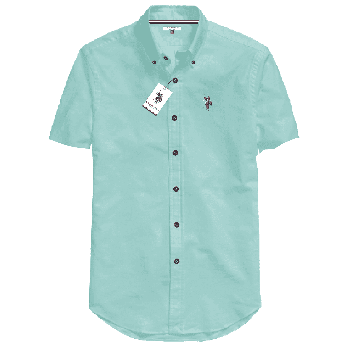 Camisa Manga Corta Hombre Unicolor www.treshop.com.co