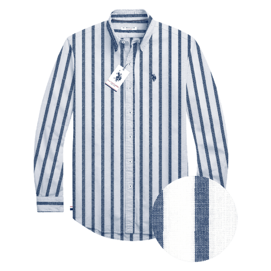 Camisa Manga Larga Hombre Estampada www.treshop.com.co