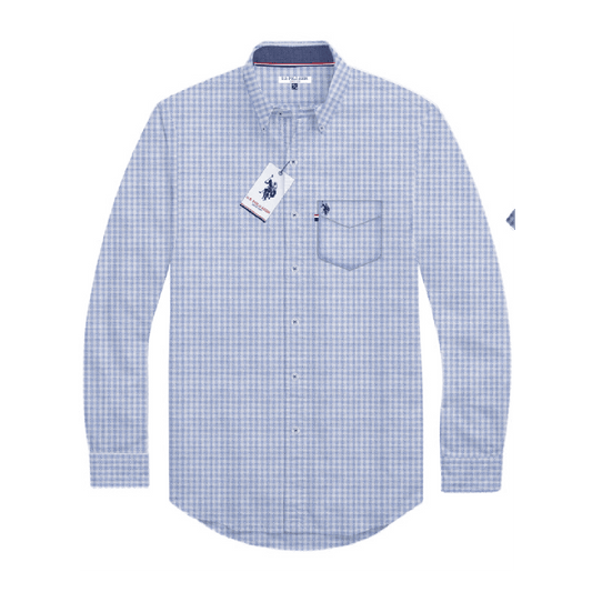 Camisa Manga Larga Hombre Estampada www.treshop.com.co