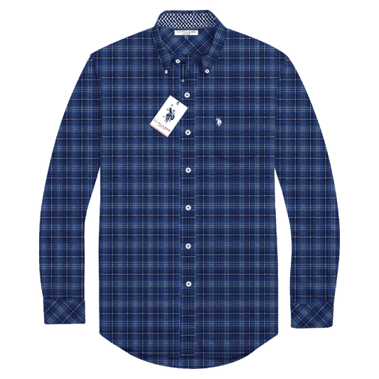 Camisa Manga Larga Hombre Estampada www.treshop.com.co