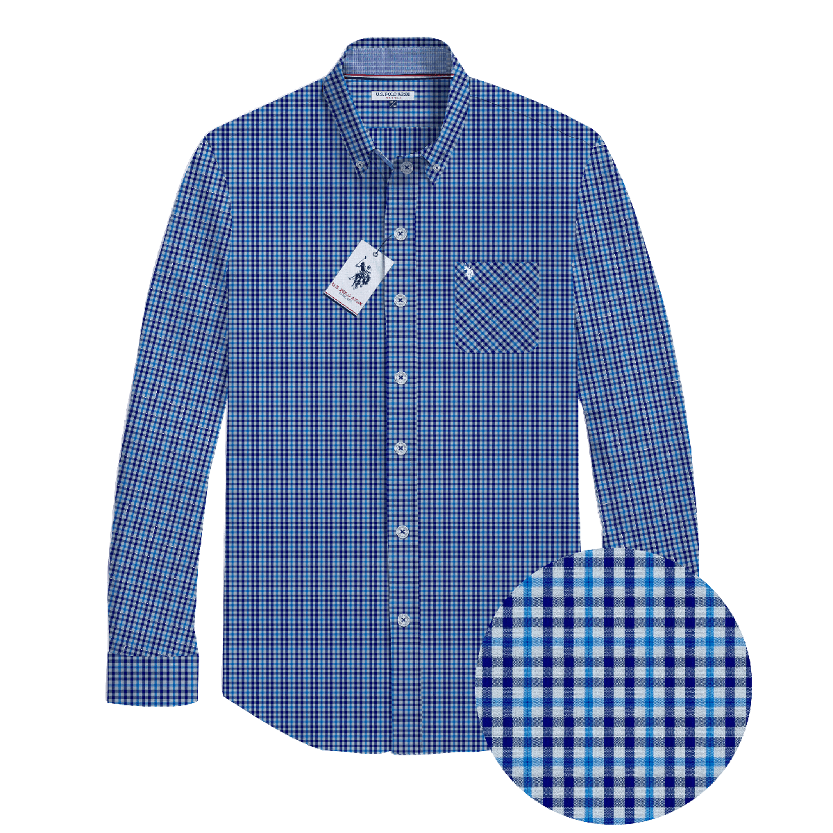 Camisa Manga Larga Hombre Estampada www.treshop.com.co