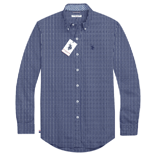 Camisa Manga Larga Hombre Estampada www.treshop.com.co
