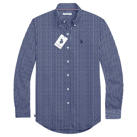 Camisa Manga Larga Hombre Estampada www.treshop.com.co