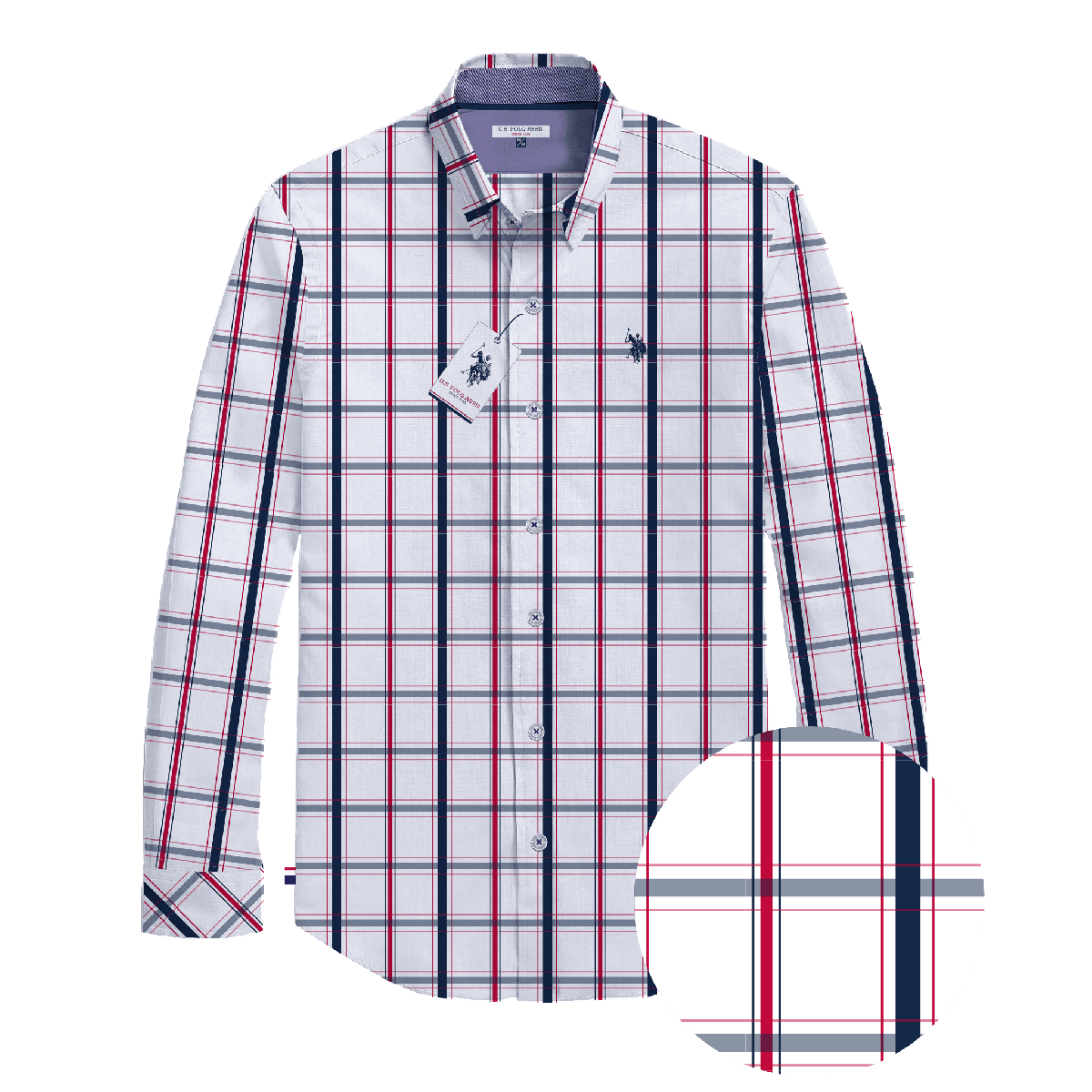 Camisa Manga Larga Hombre Estampada www.treshop.com.co