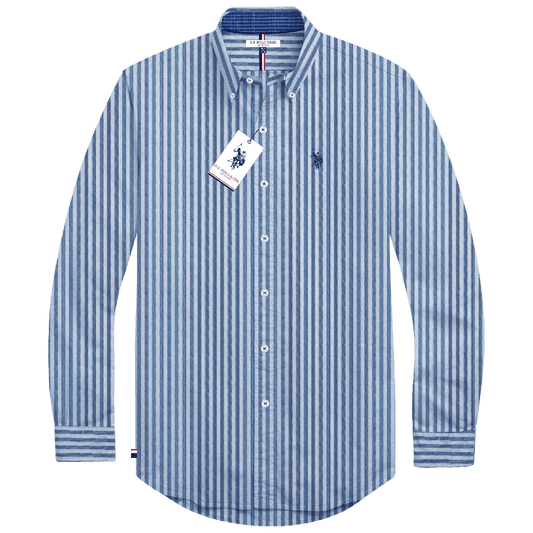 Camisa Manga Larga Hombre Estampada www.treshop.com.co