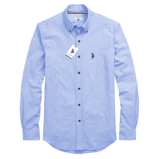 Camisa Manga Larga Hombre Unicolor www.treshop.com.co