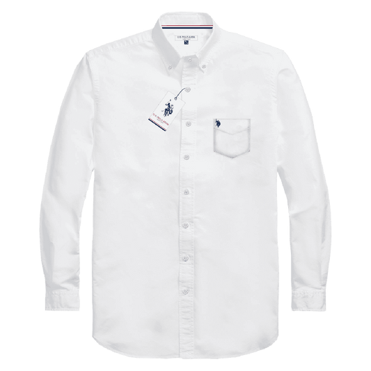 Camisa Manga Larga Hombre Unicolor www.treshop.com.co