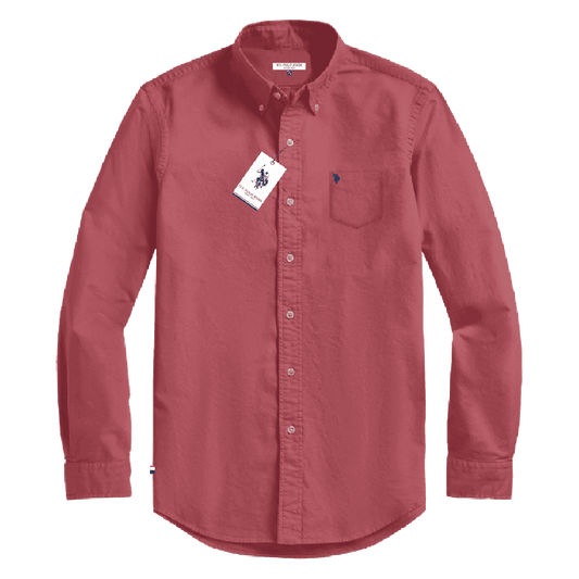 Camisa Manga Larga Hombre Unicolor www.treshop.com.co