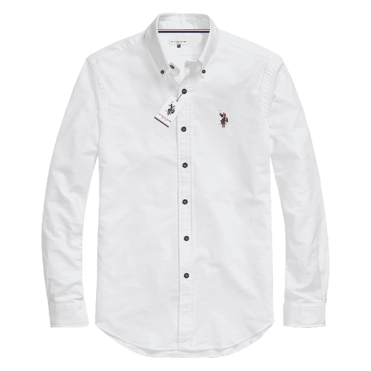 Camisa Manga Larga Hombre Unicolor www.treshop.com.co