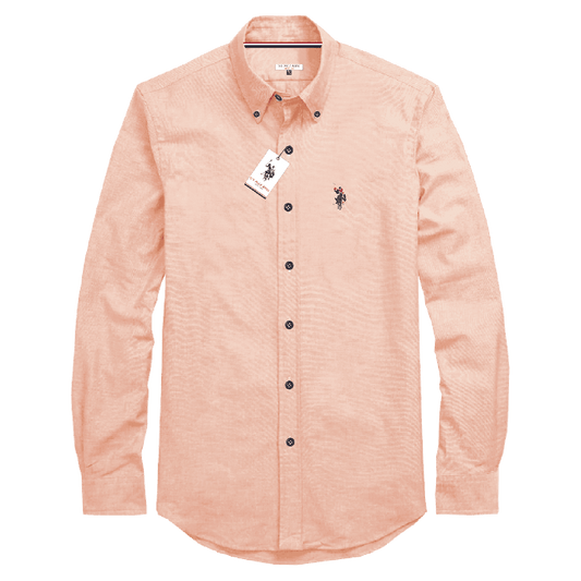 Camisa Manga Larga Hombre Unicolor www.treshop.com.co