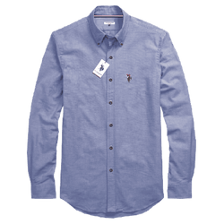 Camisa Manga Larga Hombre Unicolor www.treshop.com.co