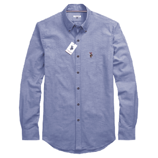 Camisa Manga Larga Hombre Unicolor www.treshop.com.co